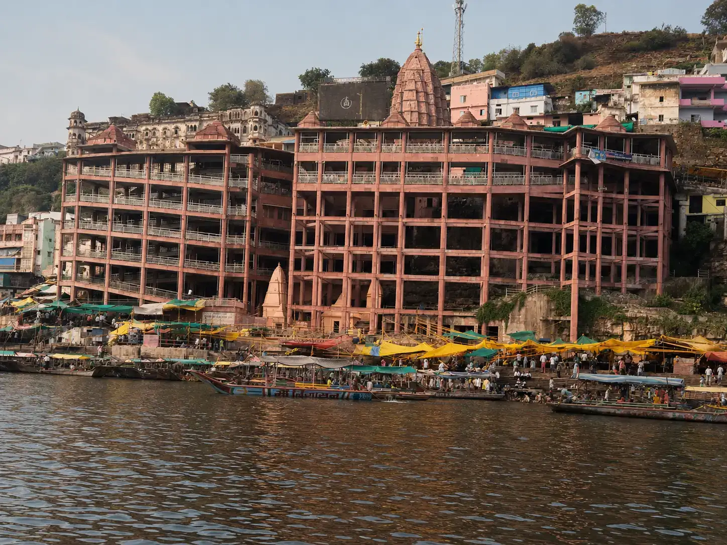 Omkareshwar Jyotirlinga on the Narmada — a day trip from Ayurveda Gokulam, Indore